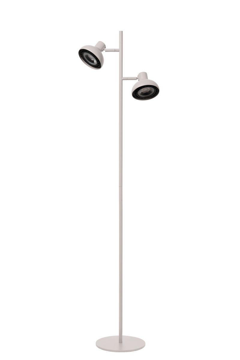 Lucide SENSAS - Stojacia lampa - 2xES111 - Biela